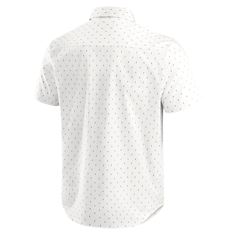 Men's Darius Rucker Collection by Fanatics  Cream Baltimore Orioles Printed Button-Down Top