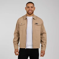 Men's Darius Rucker Collection by Fanatics  Tan Baltimore Orioles Distressed Washed Full-Zip Jacket