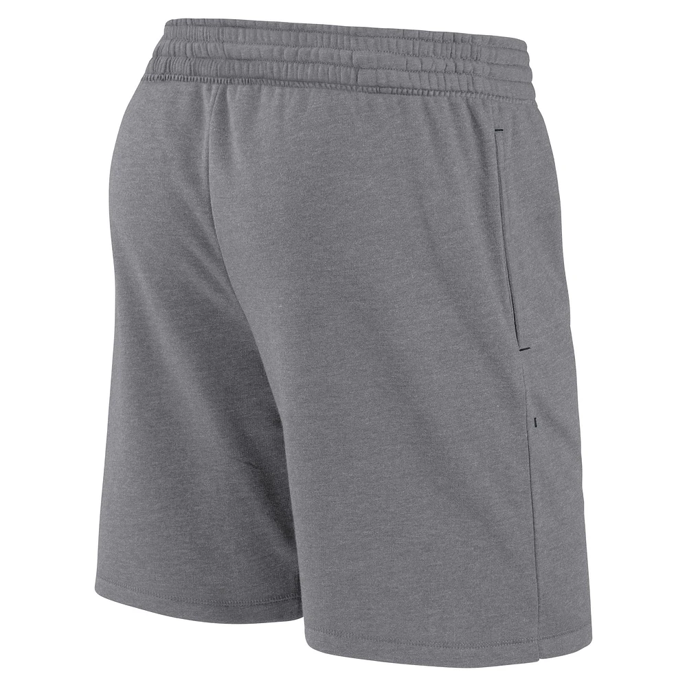 Short Fanatics gris chiné avec logo Baltimore Orioles pour homme