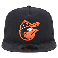Men's New Era  Black Baltimore Orioles Championship Side Flag A-Frame 59FIFTY Fitted Hat