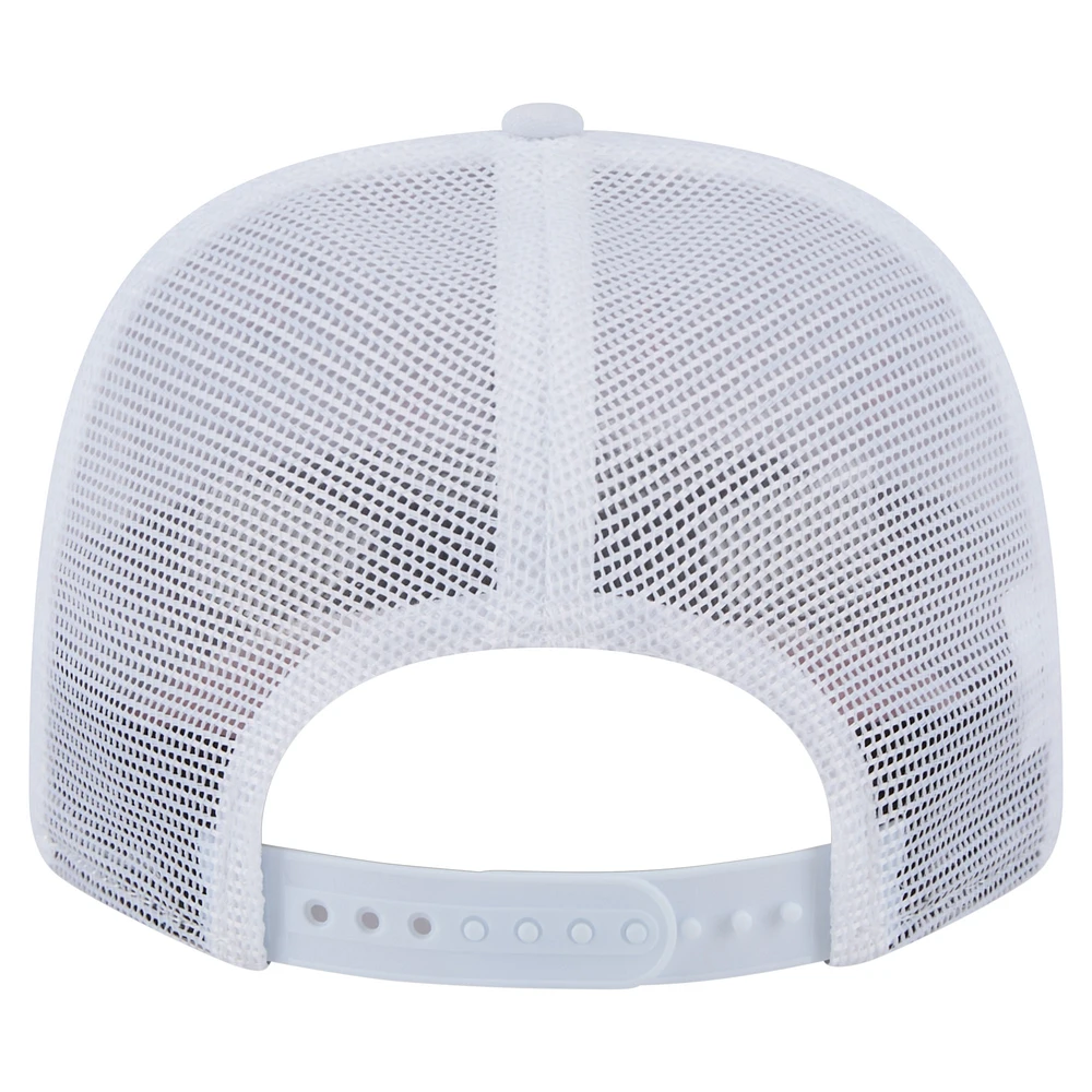 Men's New Era  White Baltimore Orioles Flamingo Mesh Back 9SEVENTY Stretch-Snap Hat