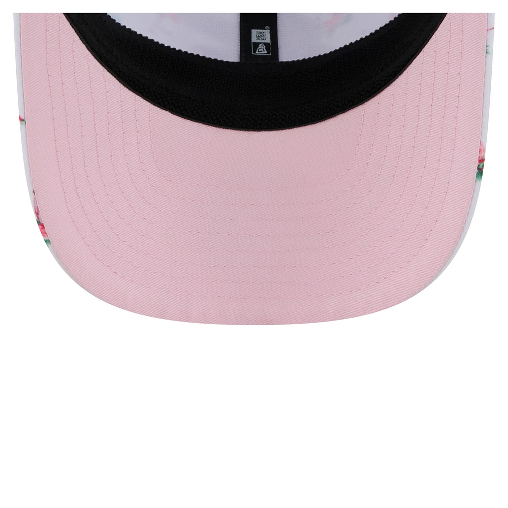 Men's New Era  White Baltimore Orioles Flamingo Mesh Back 9SEVENTY Stretch-Snap Hat