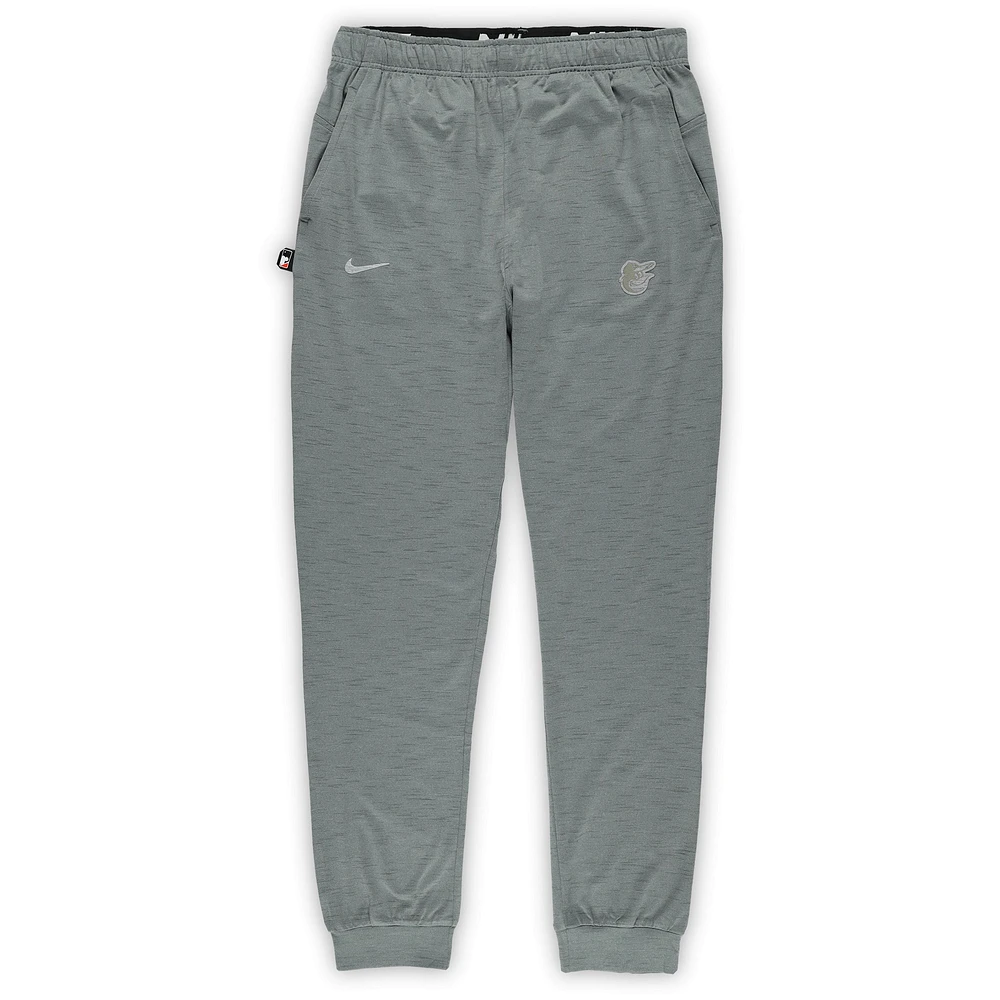 Men's Nike Heather Gray Baltimore Orioles Big & Tall Performance Travel Pants