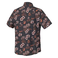 Men's Reyn Spooner  Black Baltimore Orioles Kekai Performance Button-Up Top