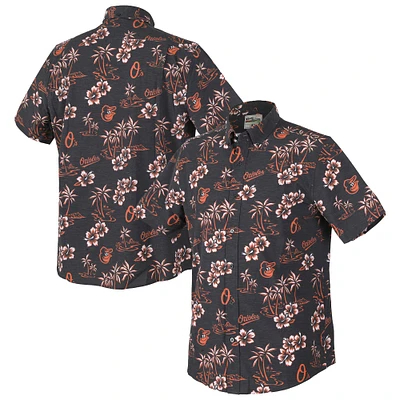 Men's Reyn Spooner  Black Baltimore Orioles Kekai Performance Button-Up Top