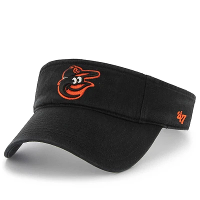 Visière réglable Clean Up '47 noire des Orioles de Baltimore pour hommes
