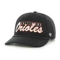 Men's '47 Black Baltimore Orioles Corduroy Hitch Adjustable Hat