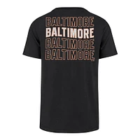 T-shirt noir '47 des Orioles de Baltimore pour hommes Hang Back Franklin