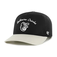 Casquette ajustable Stable Hitch noire des Baltimore Orioles de 1947 pour homme
