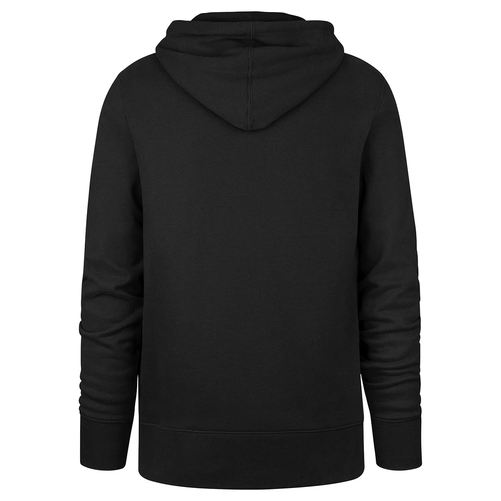 Men's '47  Black Baltimore Orioles Velocity Headline Pullover Hoodie