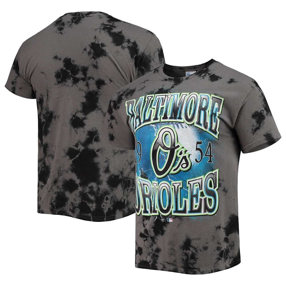 Men's '47 Charcoal Baltimore Orioles Wonder Boy Vintage Tubular T-Shirt