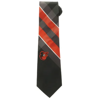 Baltimore Orioles Woven Poly Grid Tie