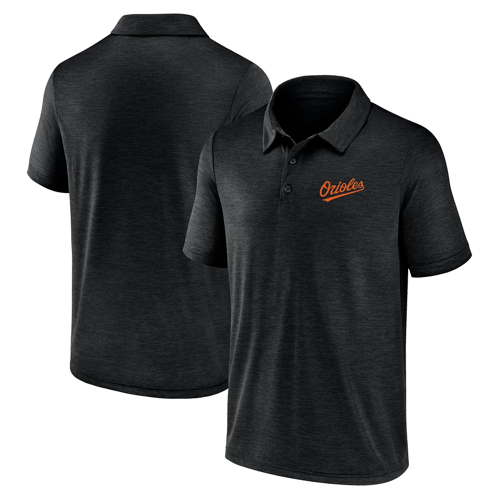Polo noir Unstoppable des Baltimore Orioles pour homme