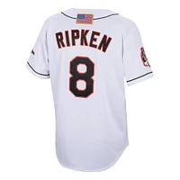 Maillot de joueur authentique pour homme Cal Ripken Jr. Baltimore Orioles Cooperstown Collection 2001 blanc