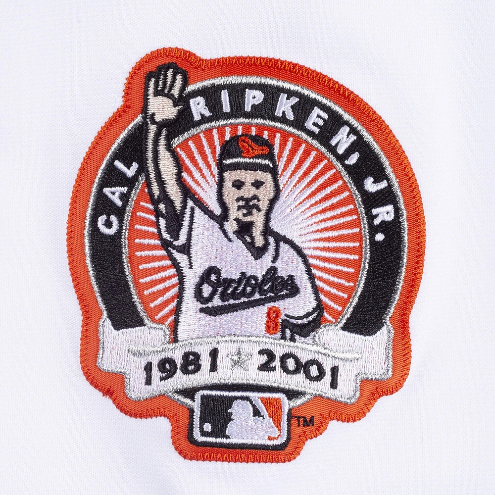 Maillot de joueur authentique pour homme Cal Ripken Jr. Baltimore Orioles Cooperstown Collection 2001 blanc