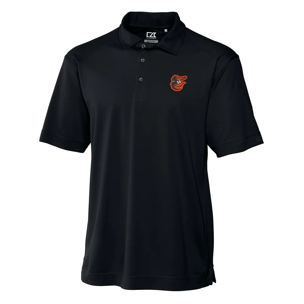 Cutter & Buck Baltimore Orioles Orange Forge Tonal Stripe Stretch Polo