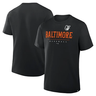 Men's Fanatics Black Baltimore Orioles Color Pop Legacy Clubhouse T-Shirt