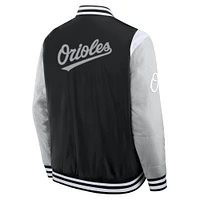 Veste à boutons-pression intégrale Elements Elite Baltimore Orioles Fanatics noire pour homme