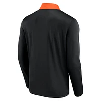 Men's Fanatics Black Baltimore Orioles Unstoppable Quarter-Zip Top