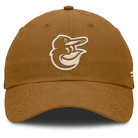 Men's Fanatics Brown Baltimore Orioles Act Natural Chopper Adjustable Hat