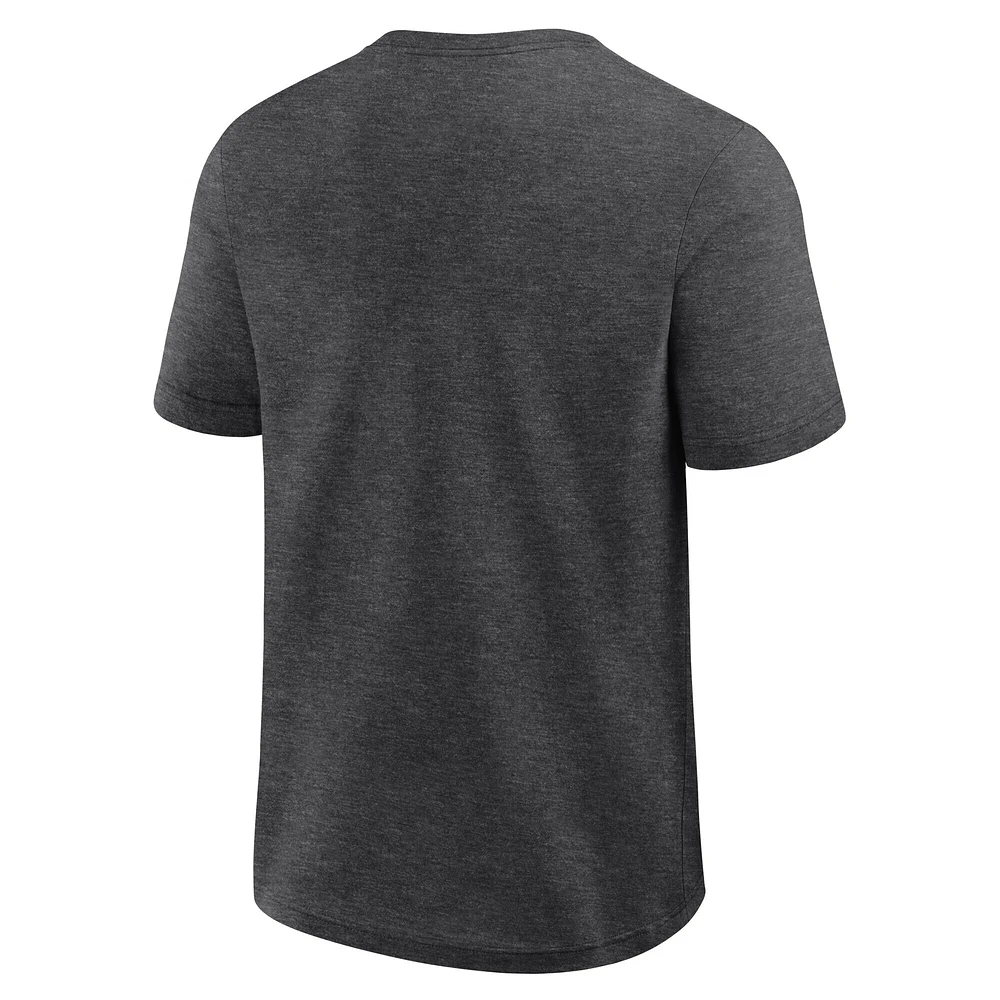 Men's Fanatics Heather Charcoal Baltimore Orioles Top Notch T-Shirt