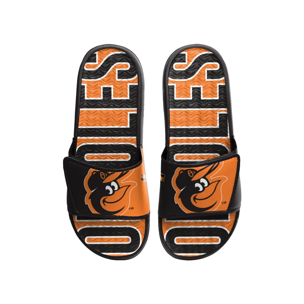 Men's FOCO Chicago Bears Color Block Big Logo Slippers