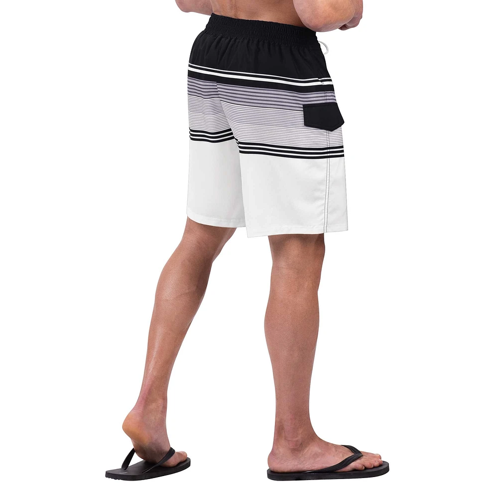 Men's G-III Sports by Carl Banks Black/White Baltimore Orioles Jump Shot Volley Board Shorts