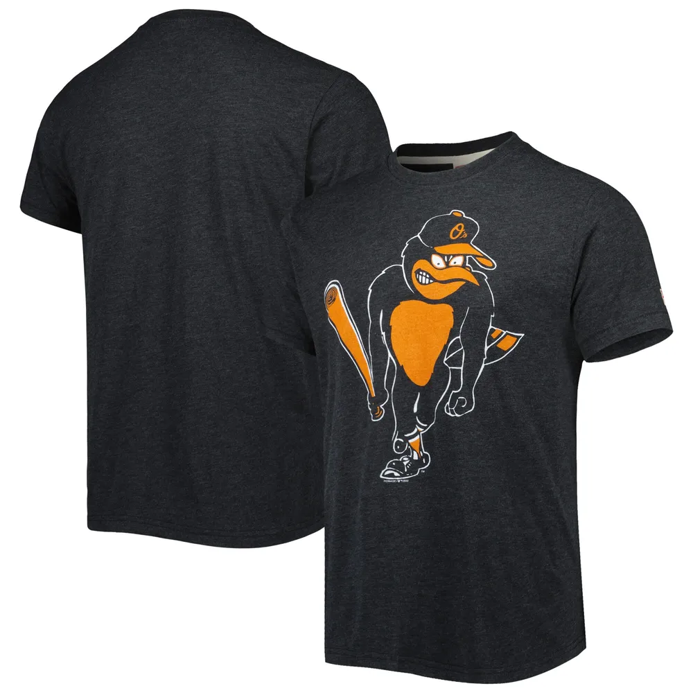 Lids Baltimore Orioles Homage Hand-Drawn Logo Tri-Blend T-Shirt