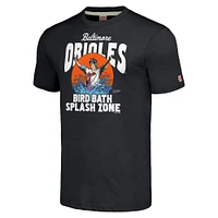 Men's Homage Charcoal Baltimore Orioles Hyper Local Tri-Blend T-Shirt