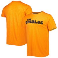 Men's Homage Orange Baltimore Orioles Hyper Local Tri-Blend T-Shirt