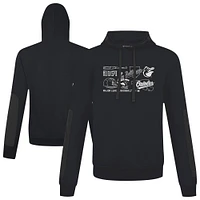 Men's Levelwear  Black Baltimore Orioles Cooperstown Collection Bombay Campaign Pullover Hoodie