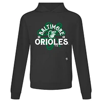 Sweat à capuche noir Baltimore Orioles St. Patrick's Day Relay Shamrock pour homme Levelwear