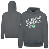 Men's Levelwear  Gray Baltimore Orioles St. Patrick's Day Pullover Hoodie