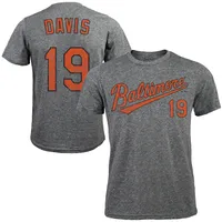 Lids Chris Davis Baltimore Orioles Majestic Threads Premium Tri-Blend Name  & Number T-Shirt - Gray