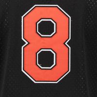 Men's Mitchell & Ness Cal Ripken Jr. Black Baltimore Orioles Cooperstown Mesh Batting Practice Jersey