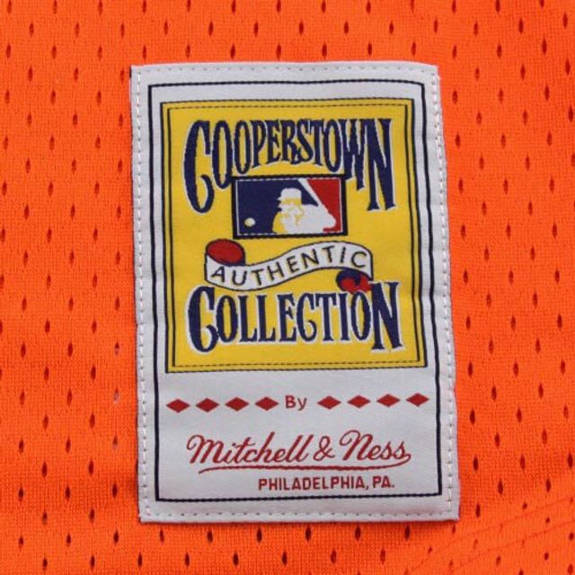 Maillot d'entraînement de frappeur en maille authentique la collection Cooperstown 1988 des Orioles Baltimore Mitchell & Ness Cal Ripken Jr Orange pour homme