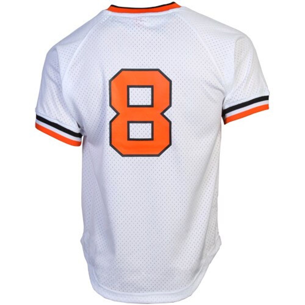 Mitchell & Ness Men's Mitchell & Ness Cal Ripken Jr. White Baltimore  Orioles 1985 Authentic Cooperstown Collection Batting Practice Jersey