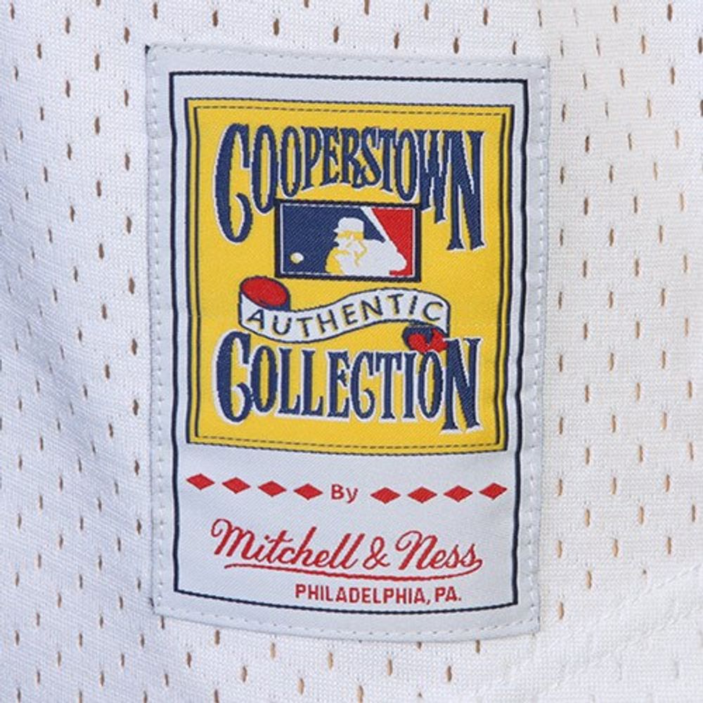 Men's Mitchell & Ness Cal Ripken Jr. White Baltimore Orioles 1985 Authentic Cooperstown Collection Batting Practice Jersey