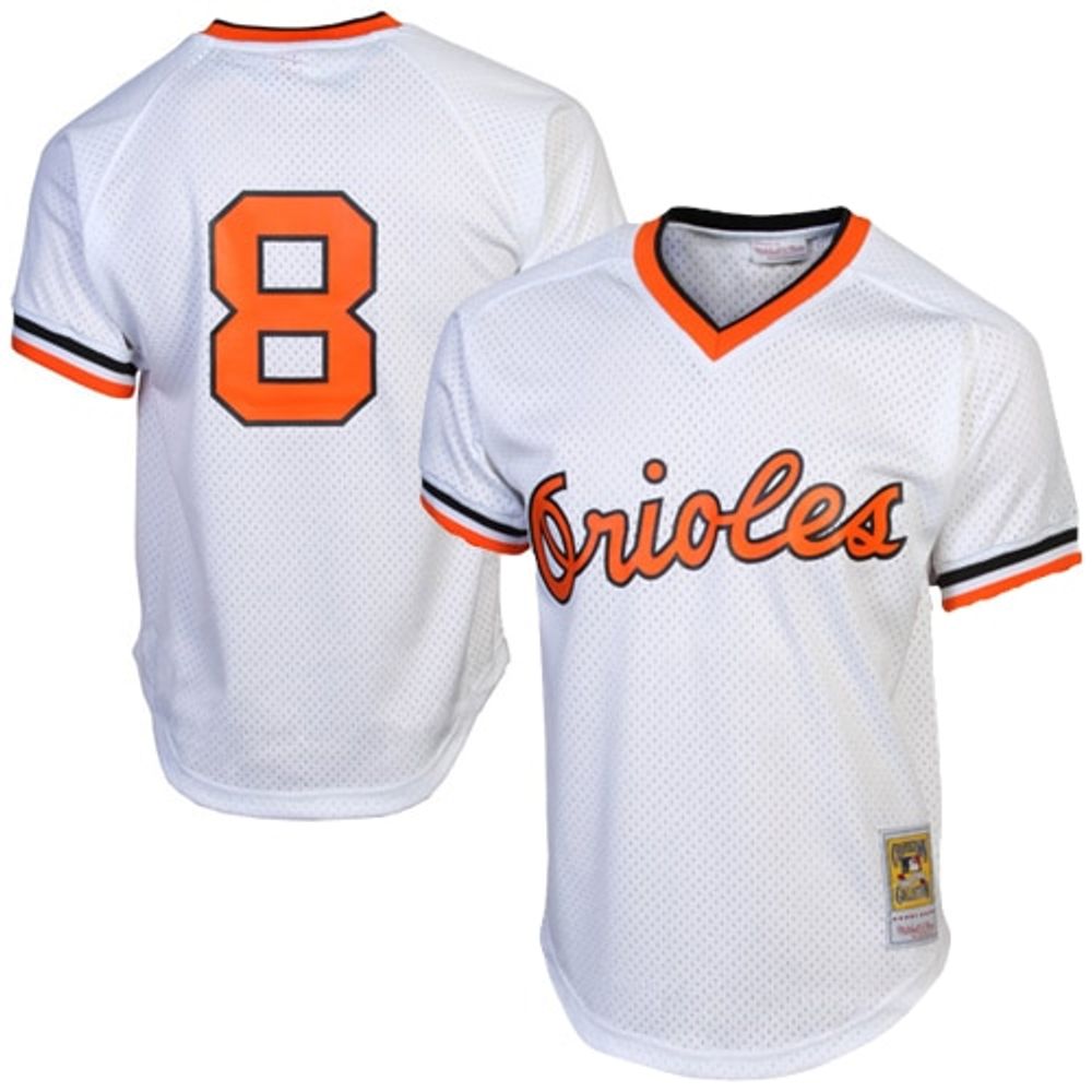 Cal Ripken Baltimore Orioles Home Authentic Jersey - White