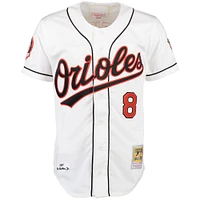 Men's Mitchell & Ness Cal Ripken White Baltimore Orioles Home Authentic Jersey