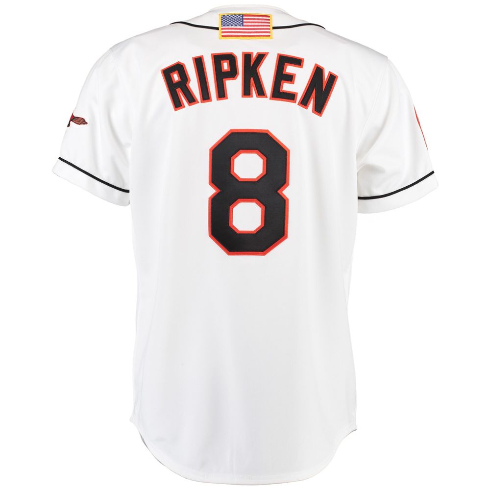 Men's Mitchell & Ness Cal Ripken White Baltimore Orioles Home Authentic Jersey