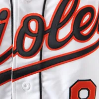Men's Mitchell & Ness Cal Ripken White Baltimore Orioles Home Authentic Jersey