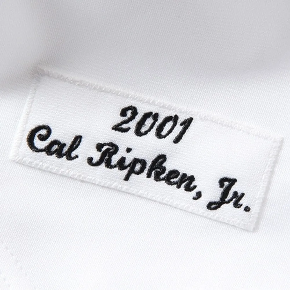 Men's Mitchell & Ness Cal Ripken White Baltimore Orioles Home Authentic Jersey
