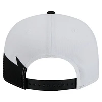 Men's New Era Black/White Baltimore Orioles Jagged 9FIFTY Snapback Hat