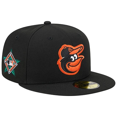 Men's New Era Black Baltimore Orioles  1993 MLB All-Star Game Team Color 59FIFTY Fitted Hat