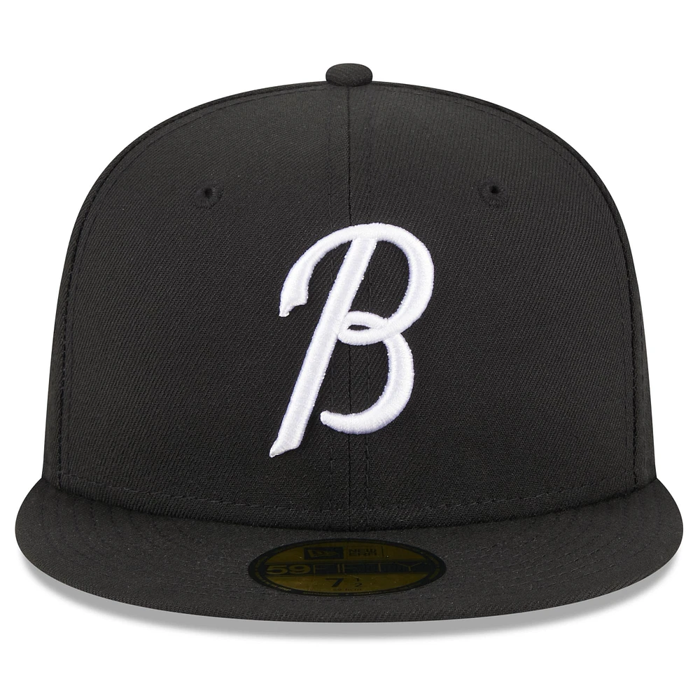 Casquette ajustée New Era Baltimore Orioles 2023 City Connect 59FIFTY pour homme, noire
