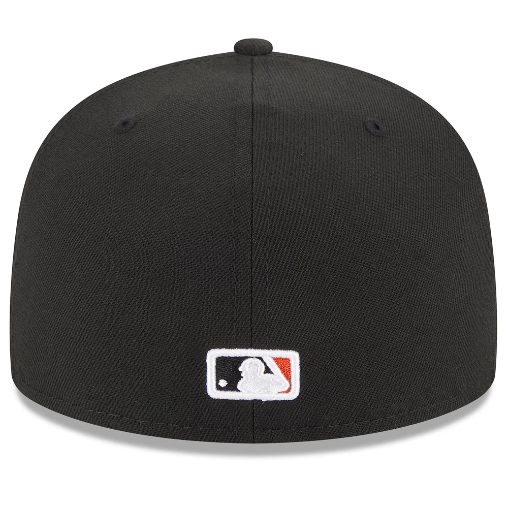 Casquette ajustée New Era Baltimore Orioles 2023 City Connect 59FIFTY pour homme, noire