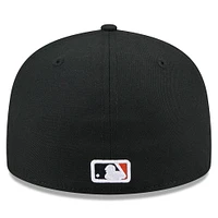 Casquette ajustée Jackie Robinson Day #42 59FIFTY noire New Era pour homme des Baltimore Orioles