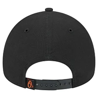 Casquette ajustable 9FORTY A-Frame Baltimore Orioles noire New Era pour homme