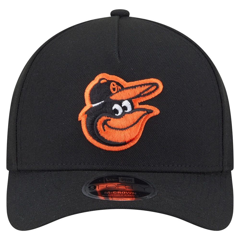 Casquette ajustable 9FORTY M-Crown Baltimore Orioles noire New Era pour homme